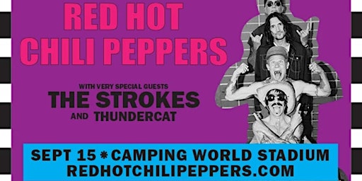Red Hot Chili Peppers Parking near Camping World Stadium