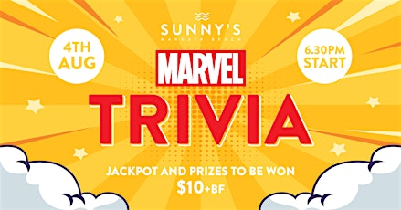 Marvel Themed Trivia at Sunny's tickets
