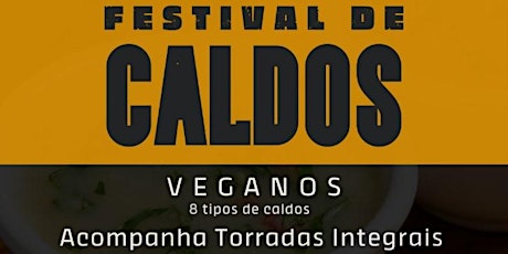 Festival de Caldos Veganos ingressos