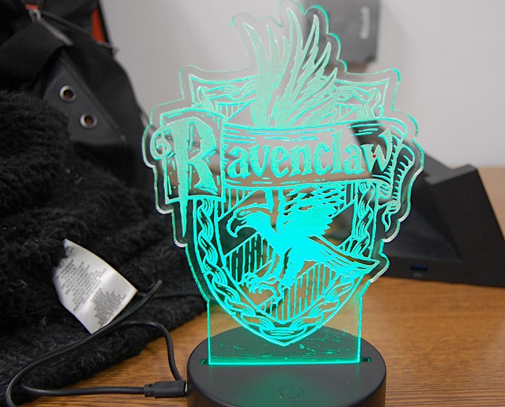 MAKE: Laser Etched LED Edge lit Lamp image