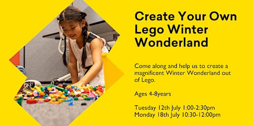 Lego Winter Wonderland @ Burnie Library - A July school holiday activity