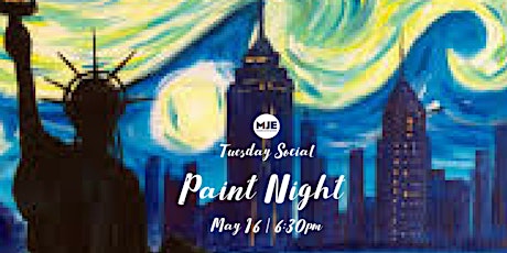 Tuesday Socials: Paint Night with MJE East primary image
