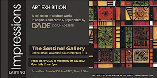 LASTING IMPRESSIONS - Art Exhibition by DADE