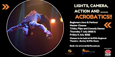 Lights, Camera, Action  and Acrobatics! [12+ years of age] tickets