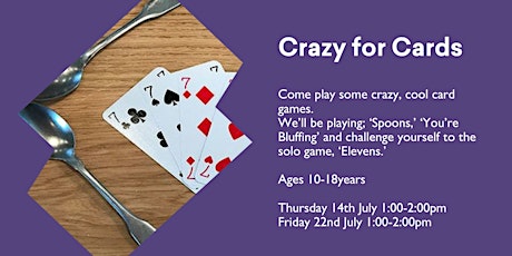 Crazy for Cards @ Burnie Library - July School Holiday Activity tickets