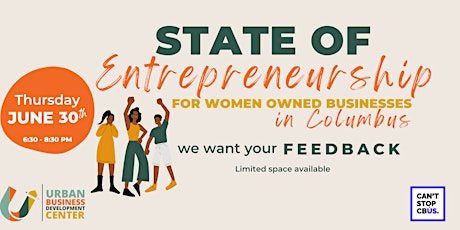 The State of Entrepreneurship (Women owned businesses ) tickets
