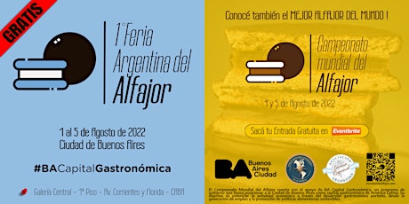 1° Feria Argentina del Alfajor - Campeonato Mundial del Alfajor entradas