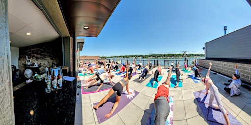 Sip & Stretch Rooftop Yoga at The Celebration Center!