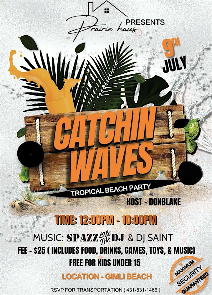 Catchin Waves - Tropical beach party image
