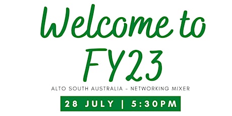 ALTO SA: Welcome to FY23  Networking Mixer tickets