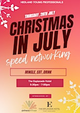 Primaire afbeelding van Christmas in July - Speed Networking