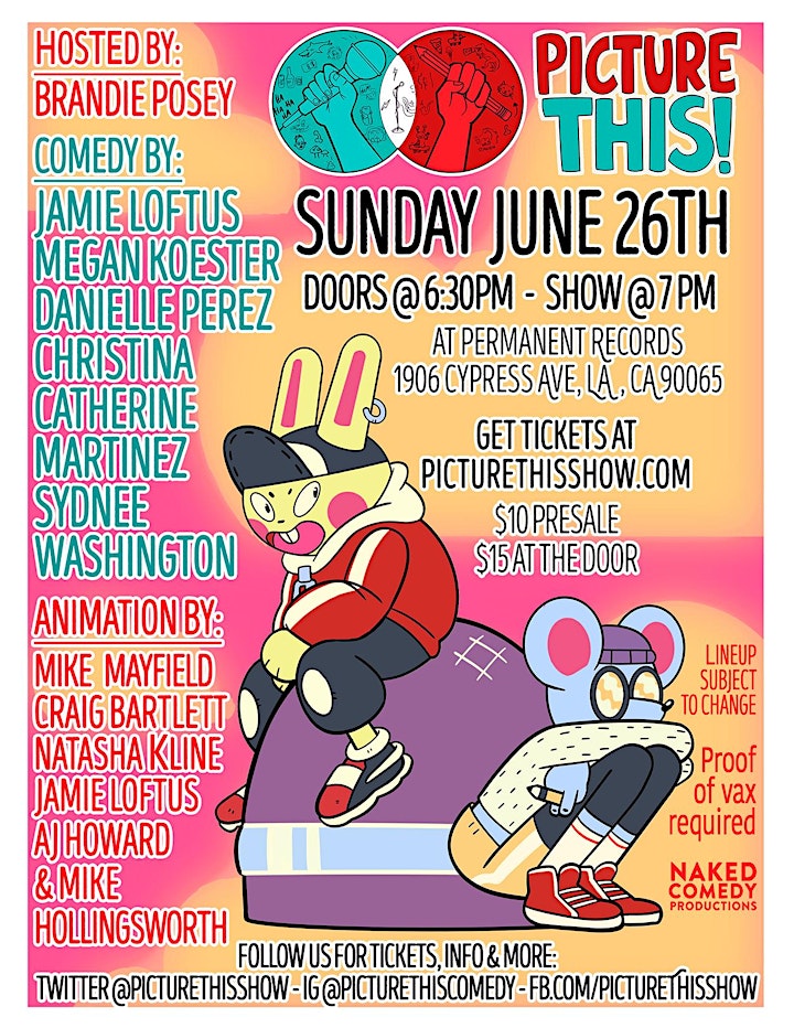 Picture This!: Live Animated Comedy - Los Angeles image