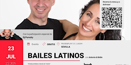 Bailes Latinos con Antonio, Belén y Dj Pumuky entradas