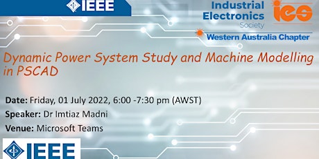 Dynamic Power System Study and Machine Modelling in PSCAD tickets