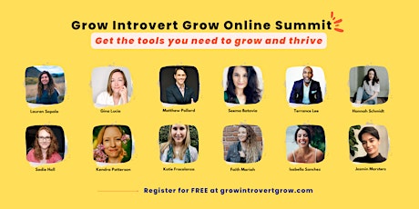 Grow Introvert Grow Online Summit tickets