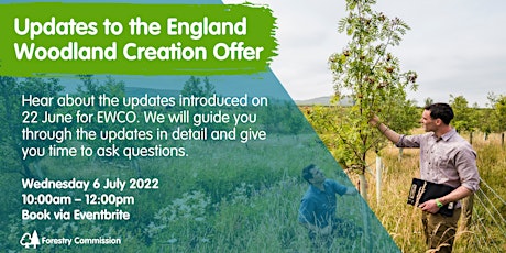 Updates to the England Woodland Creation Offer tickets