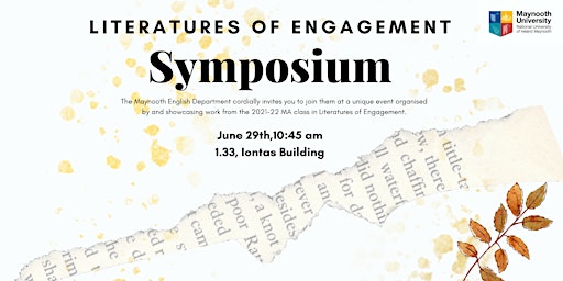 MA Literatures of Engagement Symposium