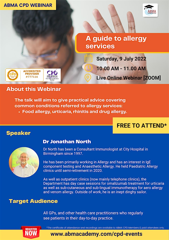 A guide to allergy services image