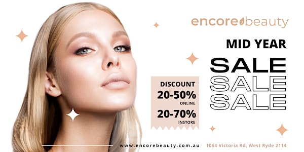 Encore Beauty Mid Year Clean Beauty Cosmetics Sale!