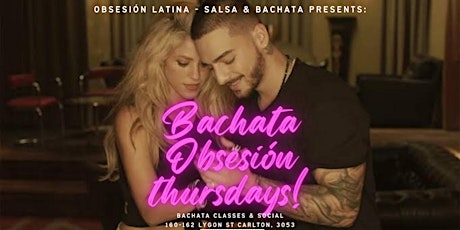 FREE Beginner Bachata class at Bachata Obsesión every Thursday tickets