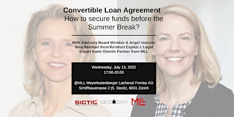 Primaire afbeelding van Convertible Loan Agreement - How to secure funds before the Summer Break