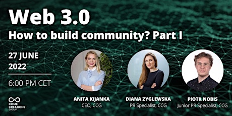 Web3.0 - How to build community? Part I tickets