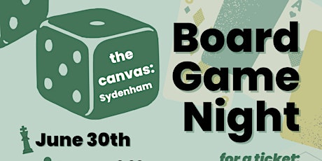 Board Game Night at The Canvas: Sydenham tickets