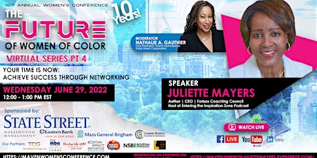 Success through Networking for WOC with Author Speaker, Juliette Mayers tickets