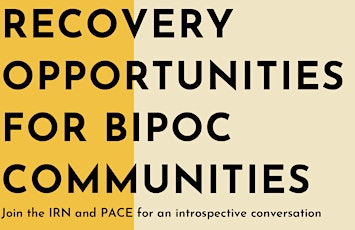 Recovery Opportunities for Bipoc Communities tickets