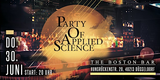 30|06|22 — Party Of Applied Science @THE BOSTON BAR