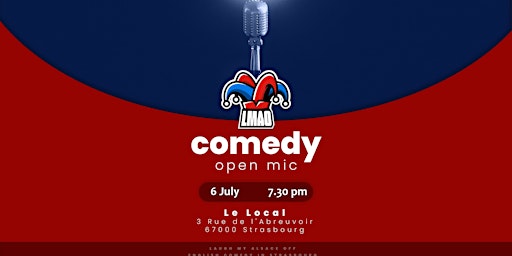 LMAO July standup comedy open mic