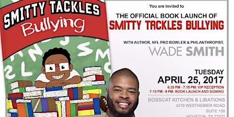 Smitty Tackles Bullying Book Launch Event primary image
