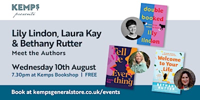 Meet The Authors - Lily Lindon, Laura Kay & Bethany Rutter