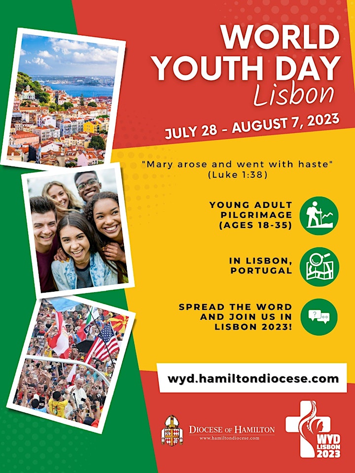 World Youth Day, Lisbon: Participant Information Night (Young Adults 18-35) image