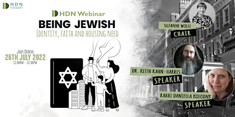 HDN Webinar- Being Jewish: Identity, faith and housing need