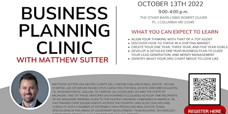 Real Estate Business Planning Clinic