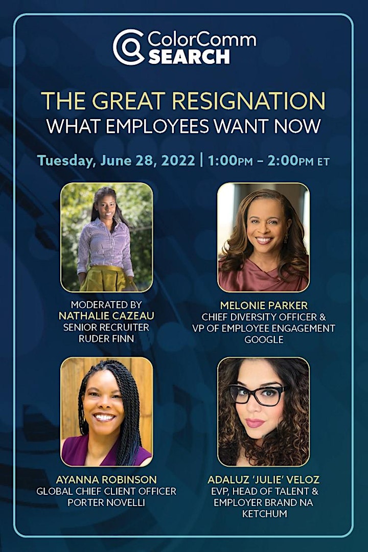ColorComm Search Presents: The Great Resignation image