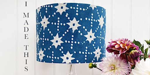 Spend the morning creating your own  lampshade with The Haines Collection.