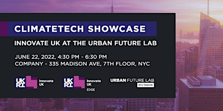 Climatetech Showcase - Innovate UK at the Urban Future Lab  primärbild