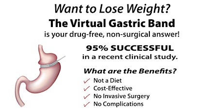 Virtual Gastric Band Hypnosis Online Group Sessions (5 weekly sessions) tickets