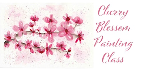 Copy of Cherry Blossom Online Watercolour Painting Class tickets