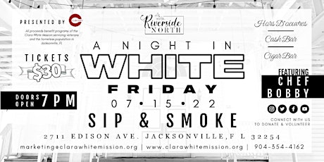 A Night in White : First Fridays at Riverside North tickets