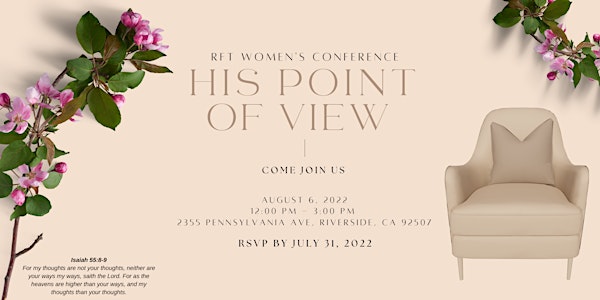 His Point of View - RFT Women's Conference