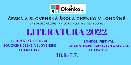 LITERATURA 2022: Londýnský festival české a slovenské literatury pro děti tickets