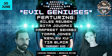 Evil Geniuses -A Comedy Show For Sharp Minds tickets