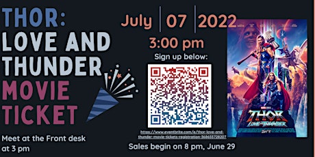Thor: Love and Thunder Movie tickets primary image