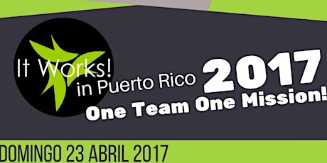 It Works-ONE TEAM ONE MISSION - Puerto Rico primary image