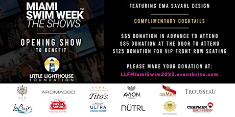Miami Swim Week Shows Opening Show Benefitting Little Lighthouse Foundation tickets