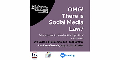 OMG There’s Social Media Law? with Donna R. Berkelhammer, Esq. primary image