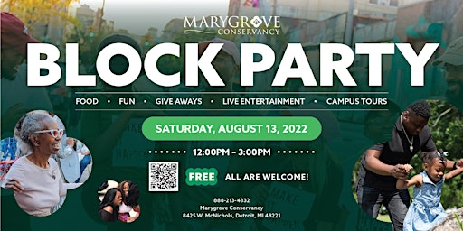 Marygrove Conservancy Summer Block Party